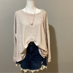 Calvin Klein Performance Cream Oversized Sweatshirt